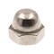 Prime-Line Cap Nut, 5/16"-18, 18-8 Stainless Steel, Plain, 5 PK 9077479 - alternate 1